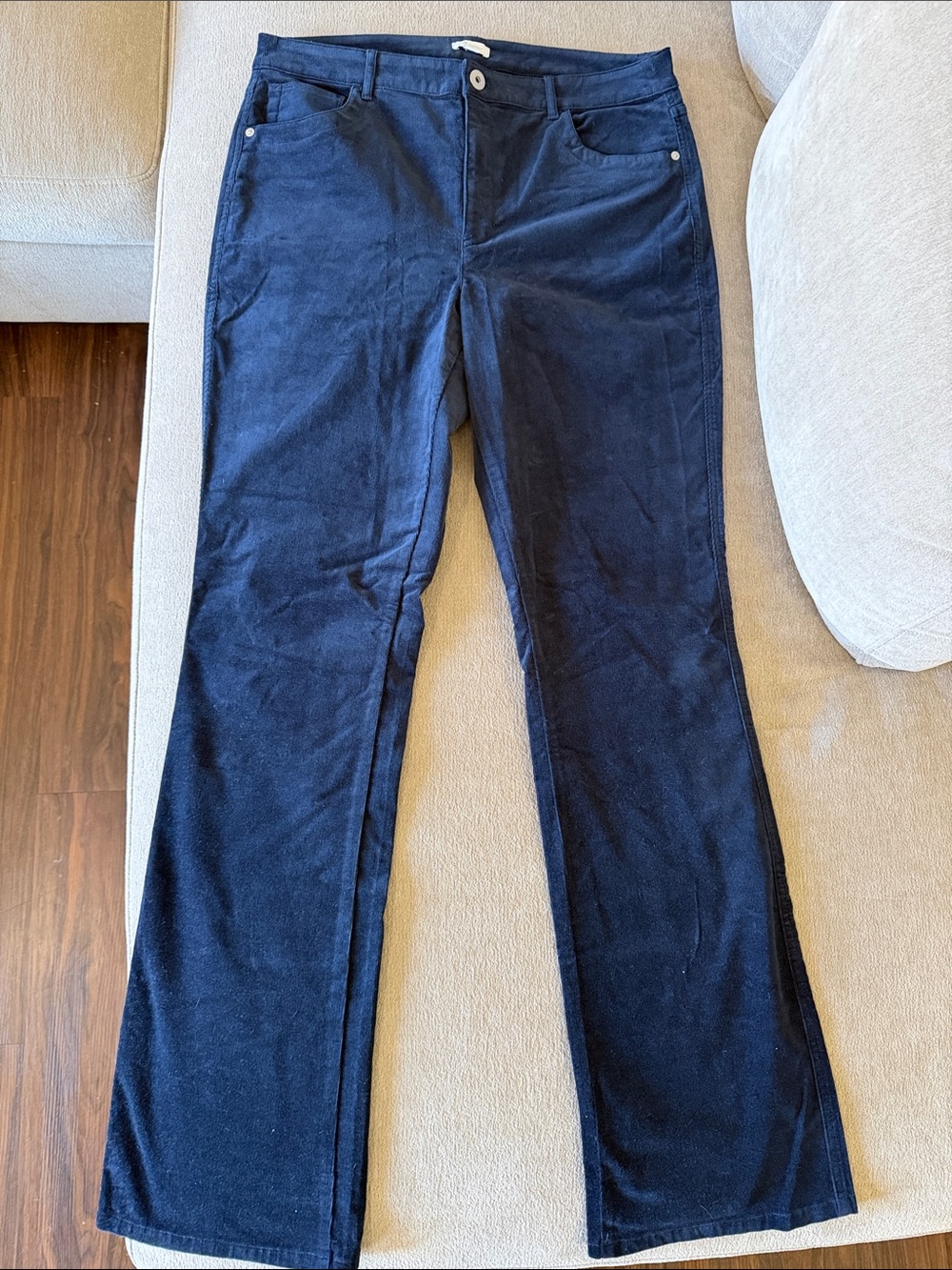 J. Jill Navy Boot-Cut Pants